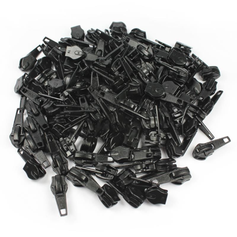 Zip Slider 5# Black - Box of 500 Runners
